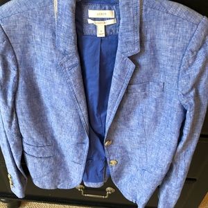 J Crew Linen Blazer